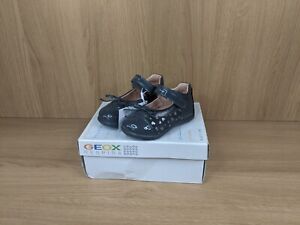 Geox Kaytan Baby First Walking Ballerina Shoes Size UK 4.5 EU 21 Grey