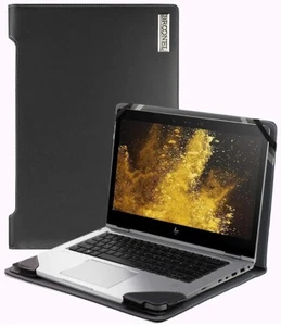 Broonel Profile Series Black Leather Protective Case 15" Laptop Adjustable NEW - Picture 1 of 2