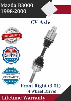 Nuevo eje CV delantero derecho OE para Mazda B3000 1998-2000 3,0 L 4x4 garantía de por vida Foto 1 de 4