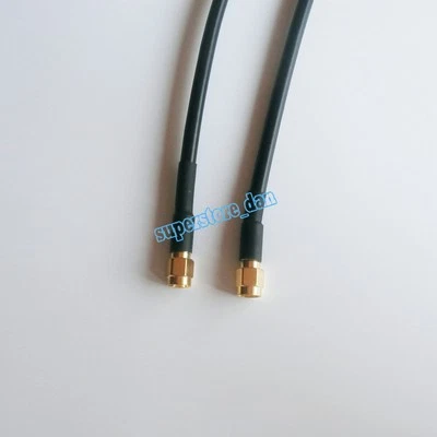 3Feet SMA Male to SMA Male Plug RF RG58 cable jumper pigtail - Image 1 of 4