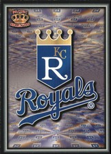 1996 Pacific Prisms Team Logos Royals Baseball Card #PB26 Kansas City Royals