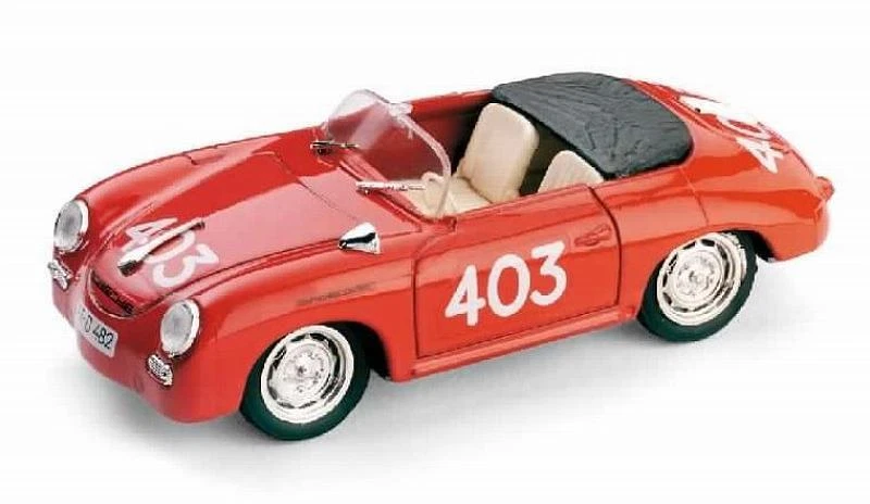 Porsche 356 Speedster Mille Miglia 1952 1:43 BRUMM R207 - Immagine 1 di 1