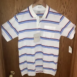 NUEVO CON ETIQUETAS Camisa Polo Montgomery Wards Munsingwear De Colección Años 80, Retro M - 🇺🇸 Hecha - Imagen 1 de 9