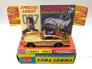 CORGI TOYS - Boxed Vintage James Bond 007 Goldfinger #261 ASTON MARTIN DB5. - Picture 1 of 4