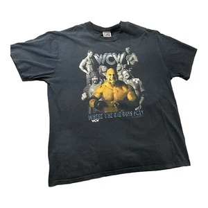 VTG 1998 WCW Where The Big Boys Play Size XL Faded Chris Benoit DDP Goldberg WWE - Picture 1 of 18