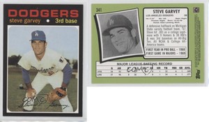2010 Topps The Cards Your Mom Threw Out Original Back Steve Garvey #341