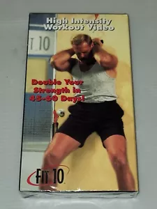Fit 10 Double your Strength in 45-60 Days VHS - Picture 1 of 2