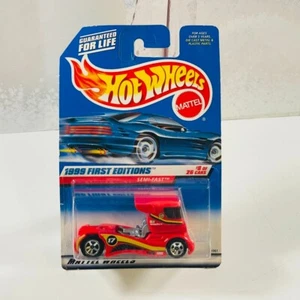 Hot Wheels 1999 Prime Edizioni 8/28 SEMI-VELOCE Rosso Diecast #914 SIGILLATO - Foto 1 di 7