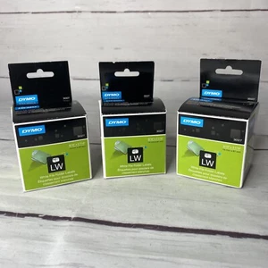 6 rollos genuinos Dymo LW 9/16" x 3-7/16" etiquetas de carpeta de archivos 130 etiquetas/rollo 30327 - Imagen 1 de 4
