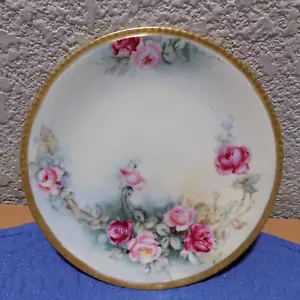 Limoges Coiffe Plate Floral A.E. Potter 6.25 Inches - Picture 1 of 12