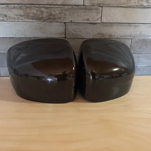 Par de cubiertas de espejo retrovisor izquierdo derecho para Volvo XC60 MK2 2018-2024 marrón arce 722 - Imagen 1 de 11