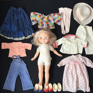 Konvolut Vintage 1978 Fisher Price My Friend Mandy 16 Zoll Puppe Original Kleidung Schuhe - Bild 1 von 24