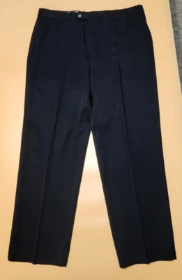 Austin Reed Mens Casual Dress Pants BLACK  Wool 36x30 England - Image 1 of 4