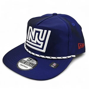 New York Giants NFL New Era 9Fifty Rope Golfer Hat Satin Adult Snapback Cap NEW - Picture 1 of 12