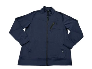 Spyder ProWeb Active 1/4 zip Breathable Moisture Wicking Jacket Mens LRG Blue - Picture 1 of 8