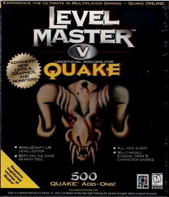 Level Master V Unofficial Add-Ons for Quake Pc New Big Box 500 Quake Add Ons - Image 1 of 4