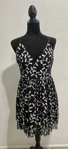 BlackMilk All Lit Up Sheer Tier Dress Size L NWT - Picture 1 of 5