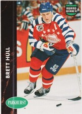 BRETT HULL 91-92 PARKHURST COLLECTIBLES U.S. CARD # PHC-6 ALL STAR MVP 1991-92