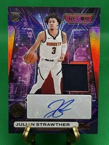 2023-24 RECON NOVICE PATCH AUTOGRAMME ROT #28 JULIAN STRAWTHER RC AUTO #14/75 - Bild 1 von 2