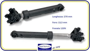 Coppia 2 pz Ammortizzatori Lavatrice Whirlpool Ariston Hotpoint Indesit 120N - Foto 1 di 2