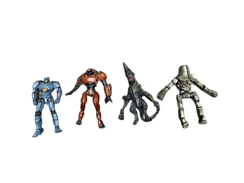 Pacific Rim Figure Lot of 4 Knifehead Crimson Typhoon Striker Cherno NECA 7" Cover