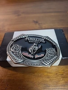 Montana Silversmiths Pendleton Whisky Let'er Buck Cowboy Belt Buckle 2020 - Picture 1 of 6