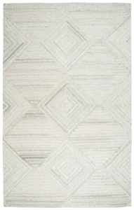 Rizzy Rugs Ivory Contemporary Distressed Faded Lines Area Rug Geometric SK333A - Picture 1 of 5