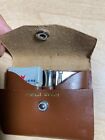 Vintage Gillette Razor Travel Kit In Leather Austria Case