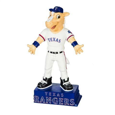 Texas Rangers Mascot Design Garden Statue [NEW] MLB Gnome Yard Lawn Figure Cover