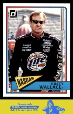 2019 Donruss Rusty Wallace Classics card #C8 Penske Racing South/Miller Lite - Image 1 of 2