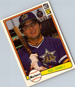 1982 Donruss Paul Serna #567 Seattle Mariners