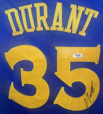 Kevin Durant Signed Autographed Golden State Warriors Nike Jersey PSA/DNA COA - Image 1 of 4