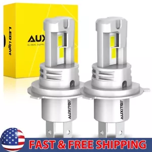 AUXITO H4 9003 Super Kit White LED Headlight Bulbs High Low Beam Combo 2 2/10X - Picture 1 of 12
