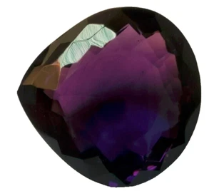 Large Purple Amethyst 56.60 Ct. Pear Cut Faceted Loose Gemstone Gift for Women - Picture 1 of 6
