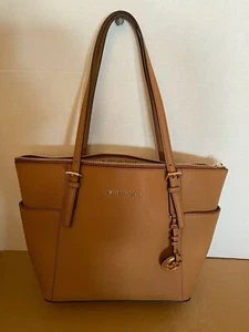 Michael Kors MK Jet Set EW T Z Tote Acorn Bag - Picture 1 of 4