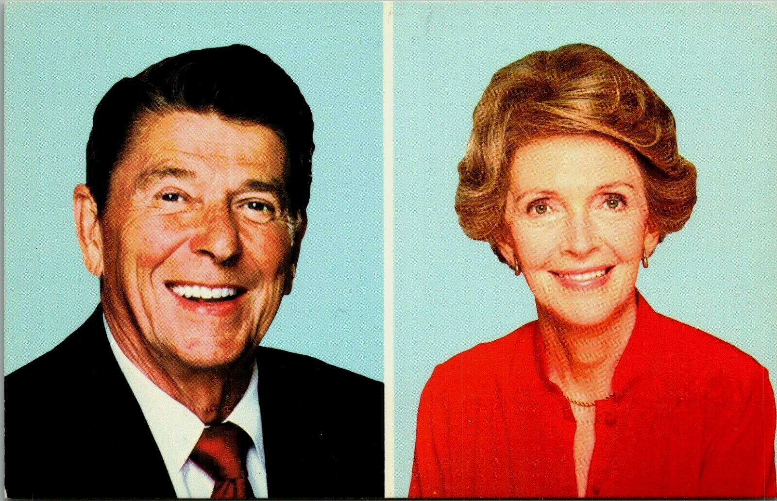 40th President Ronald Reagan and Nancy, Postcard, Richard Coffman | eBay