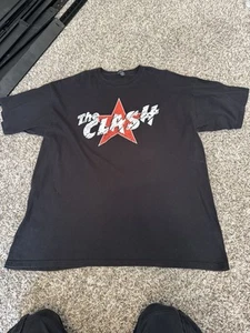 2020 The Clash Star Band Logo T-Shirt Size XXL British Punk Rock New Wave Reggae - Picture 1 of 5