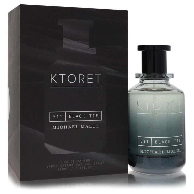 Ktoret 511 Black Tie by Michael Malul Eau De Parfum Spray 3.4 Oz for Men