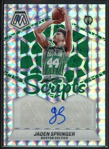 2023-24 Panini Mosaic Jaden Springer #MS-SPR Scripts Mosaic Prizm Auto - Picture 1 of 2