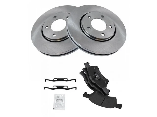 Front Brake Pad and Rotor Kit For 2001-2007 Dodge Caravan 2002 2003 2004 YT785GZ - Imagem 1 de 1