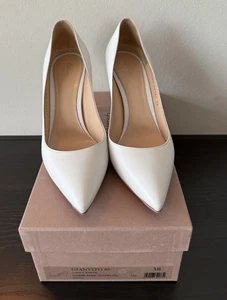 Edle Pumps von GIANVITO ROSSI - Gr. 38 - Weiß - bridal shoes Gianvito 85 - 690€ - Foto 1 di 7