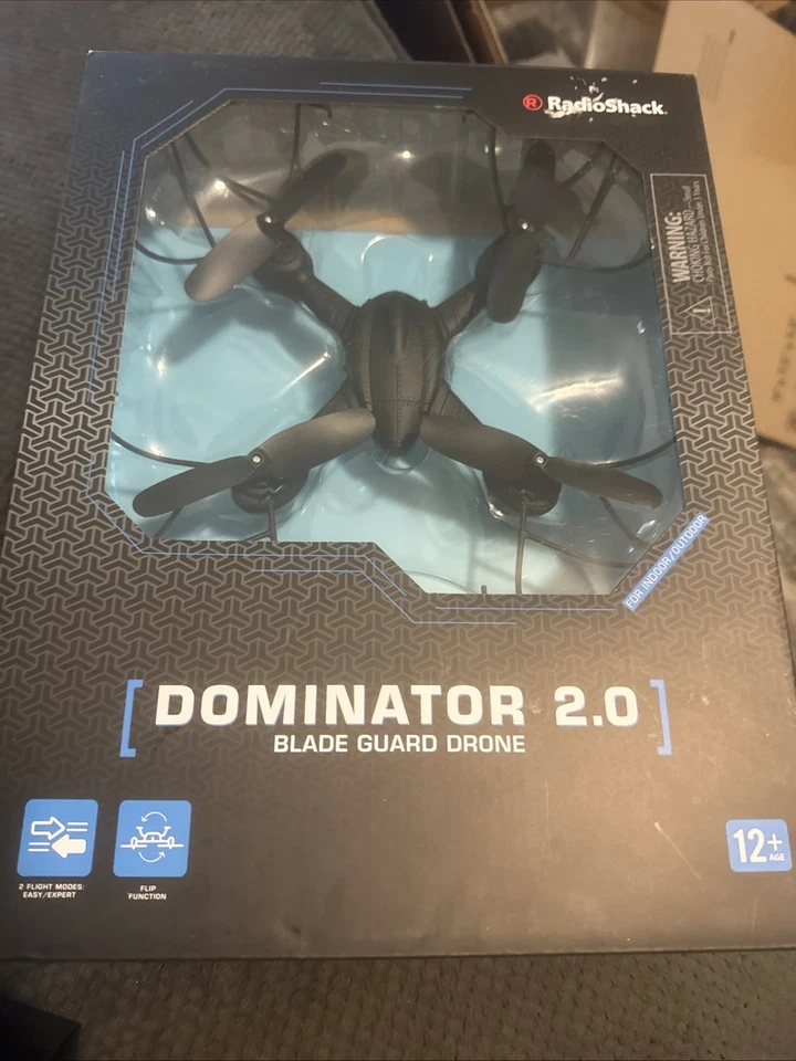 Radio Shack Dominator 2.0 Quadcopter 2.4GHz 4CH 6 Axis LED Eyes RC Drone/Open - Image 1 of 2