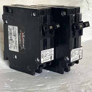 INTERRUPTOR DE CIRCUITO DE 1 POLO 2 ct. MURRAY MP3030 Q3030 30A 120V/240V - ¡defecto! CHIP - Imagen 1 de 18