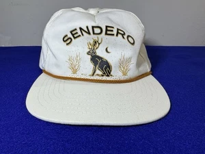 Sendero Snapback Cuerda Sombrero Provisions Co. Jackalope Gorra de Béisbol Blanco Camionero - Imagen 1 de 7