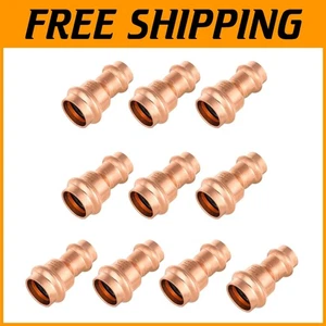 10-Piece Copper Press Fittings 3/4" x 1/2" - LBP Design - Picture 1 of 9