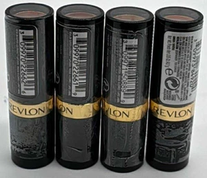 4PC Revlon Super Lustrous Lipstick SET ~ 0.15 OZ EACH ~ FAST SHIPPING ~ SEALED - Picture 1 of 3