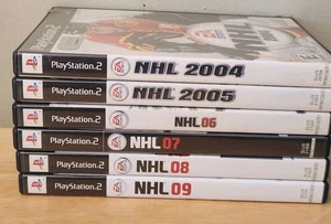 Playstation 2. EA SPORTS NHL 2004-2009. 6 Games With Manuals. - Picture 1 of 13