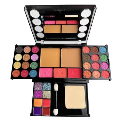 Kit trucco combinato cosmetico professionale scatola completa - Immagine 1 di 4