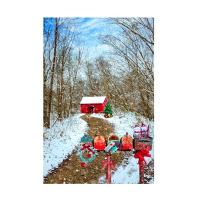 Christmas Mailboxes ' Canvas Art by Celebrate Life Gallery - Image 1 of 4