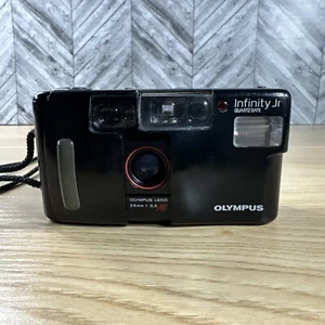 OLYMPUS Infinity Jr Quartz Date 35mm Film Camera - Picture 1 of 7